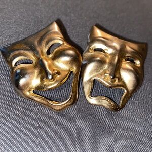 🎭 3/$30 Vintage Drama Theatre Vintage Earrings
